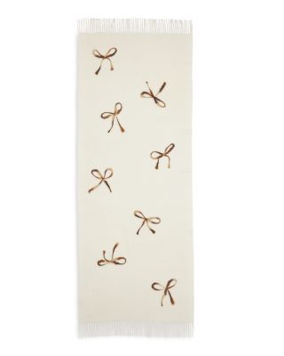 Punch Needle Bow Scarf - Exclusive