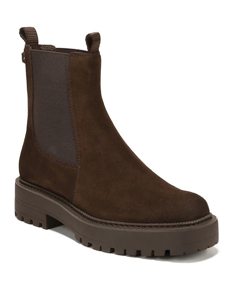Sam Edelman Laguna Waterproof Lug Sole Chelsea Boot In Brown