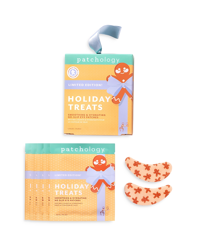 Patchology Holiday Treats Limited Edition Gingerbread Inspired No Slip Eye Patches