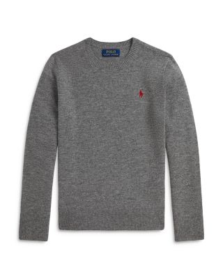 Boys' Wool Crewneck Sweater - Big Kid