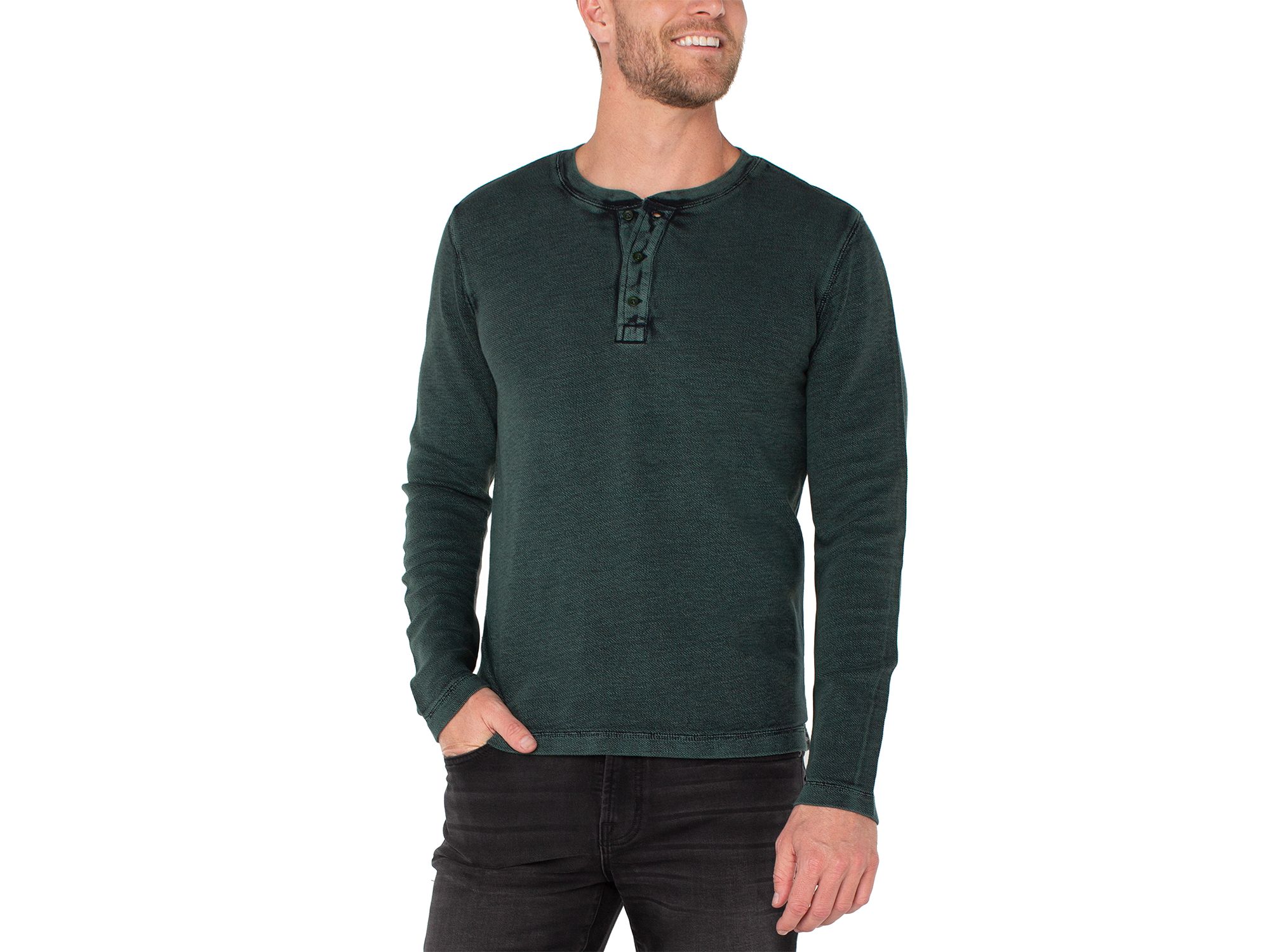 Long Sleeve Henley - Image 1