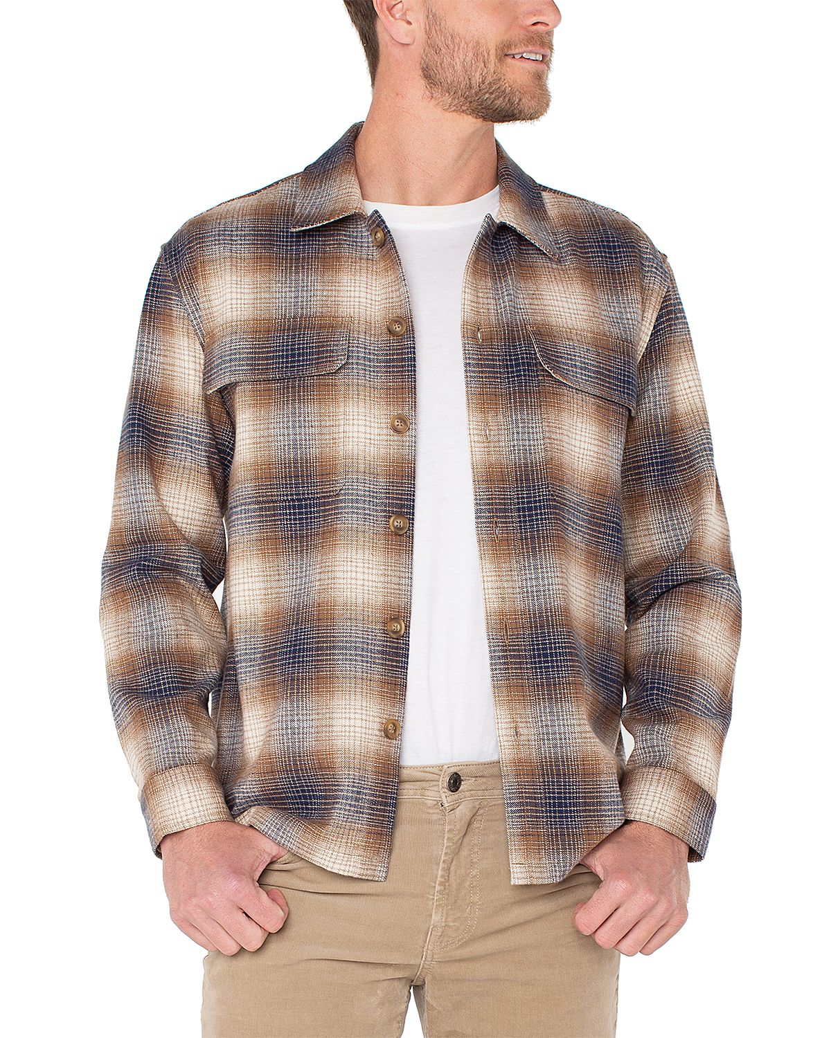 Liverpool Los Angeles Flap Pocket Shirt Jacket
