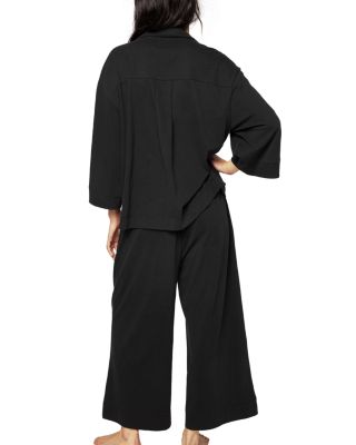 Olivia Wide Leg Long Pajama Set