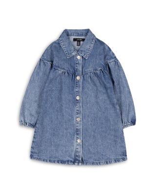 Girls' Long Sleeved Denim Shirt Dress - Little Kid, Big Kid