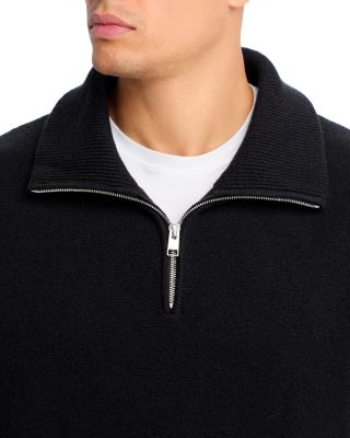 Wool & Cotton Zip Up Sweater