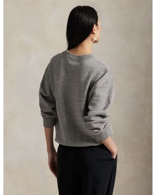 Polo Bear Fleece Crewneck Sweatshirt