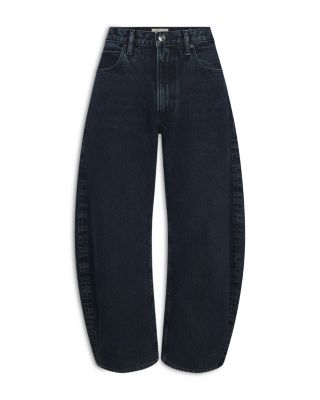 The Bubble High Rise Barrel Leg Jeans in Dorado