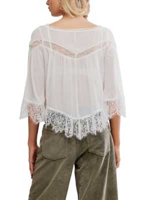 Bali Midnight Rain Lace Top