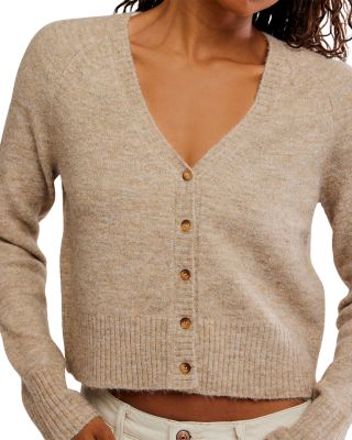 School Girl Cropped Cardigan