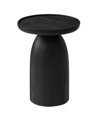 Holloway Round Wood Side Table