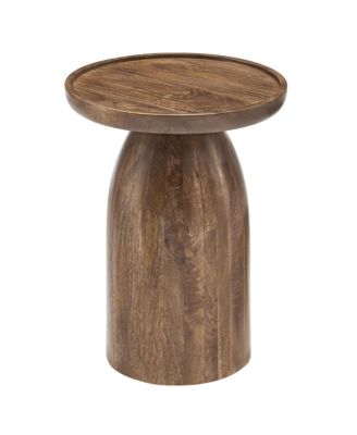 Holloway Round Wood Side Table