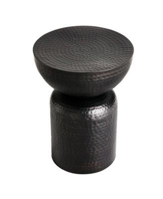 Mella Metal Hammered Side Table