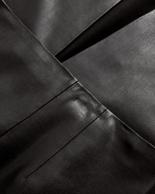 Holmes Faux Leather Skirt