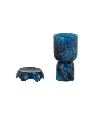 Platform Swirl Resin Kiddush Cup