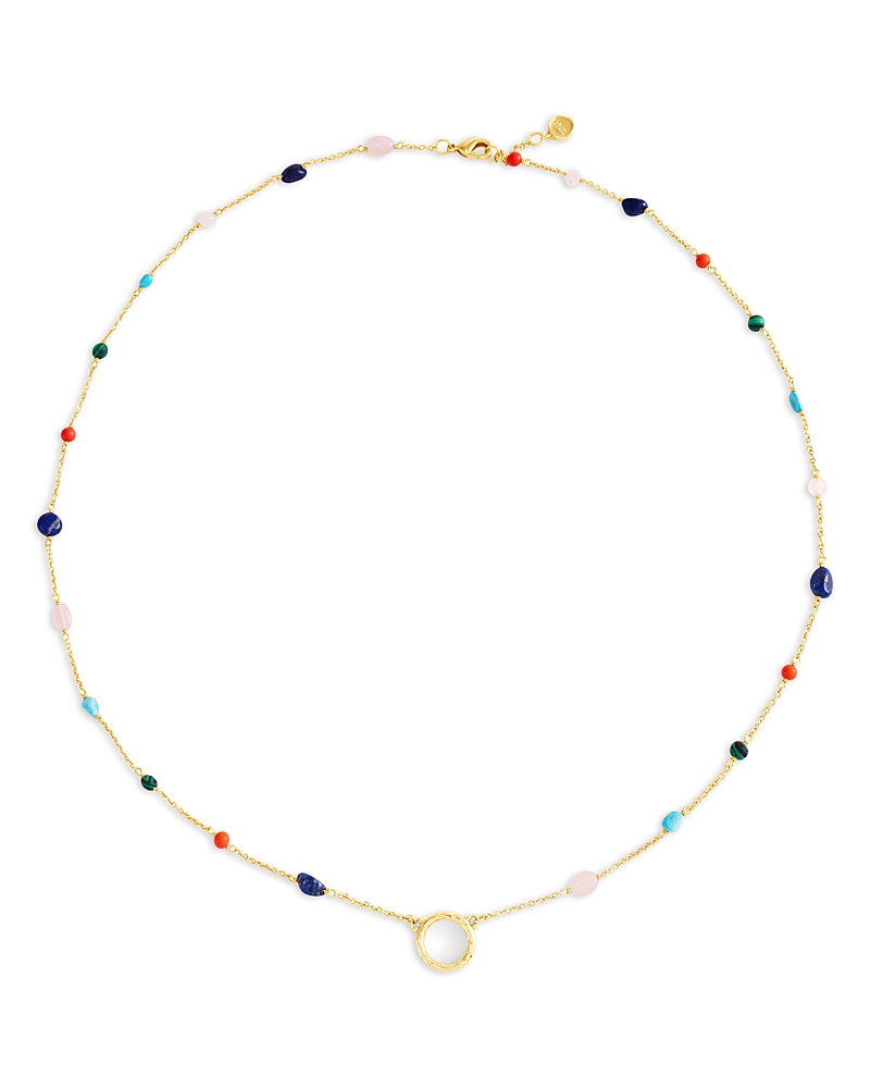 Anabel Aram Milos Bead Station Strand Necklace, 24