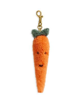 Carroty Carrot Plushie Bag Charm in Shearling
