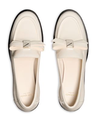 Women's Deco Bow Loafer Pumps