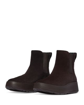 Women's F-Mode Stitch Warm Suede Chelsea Boots