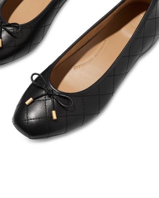 Women&#39;s Delicato Bow Quilted Ballet Flats