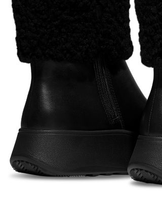 Women's F-MODE Shearling Collar Boots
