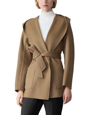 Paya Wool Wrap Coat with Sash Belt