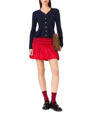 Peplum Waist Cardigan