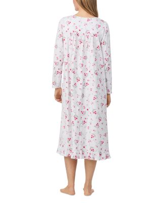 Long Sleeve Cotton Jersey Long Nightgown