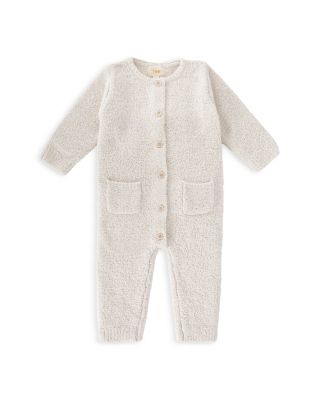 Unisex Fuzzy Long Sleeve Jumpsuit - Baby