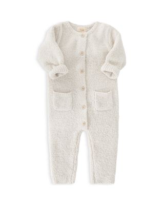 Unisex Fuzzy Long Sleeve Jumpsuit - Baby