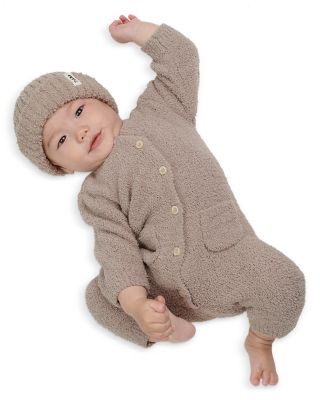 Unisex Fuzzy Long Sleeve Jumpsuit - Baby