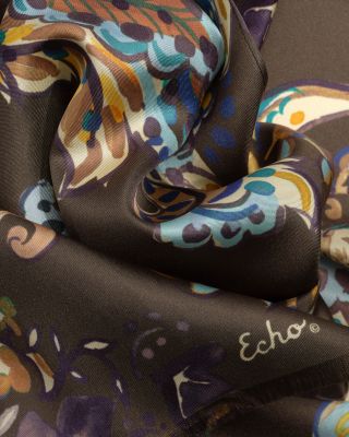 Dreamy Paisley Silk Oblong Scarf