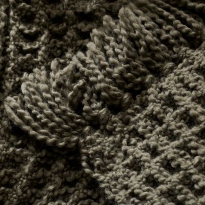 Grand Waffle Merino Wool Throw Blanket