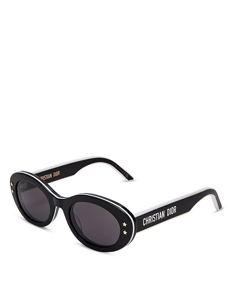 Dior DiorPacific B4I Oval Sunglasses, 51mm