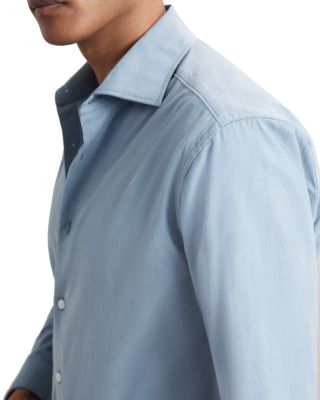 Fine Corduroy Button Front Shirt