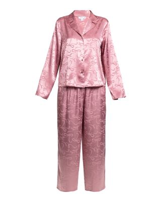 Jacquard Long Sleeve Pajama Set