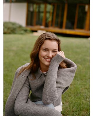 Ellie Collared Knit Cardigan 