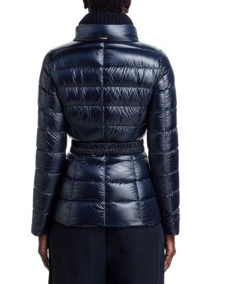 Iconico Claudia Knit Nylon Ultralight Fitted Down Coat