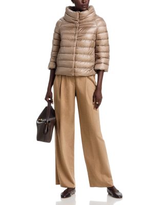 Sofia Iconico Cropped Down Puffer Coat