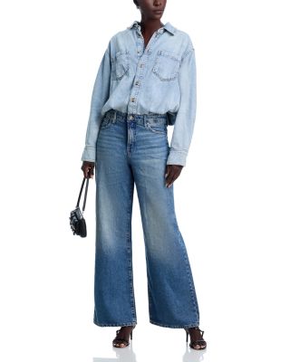 Denim Shirt Jumpsuit