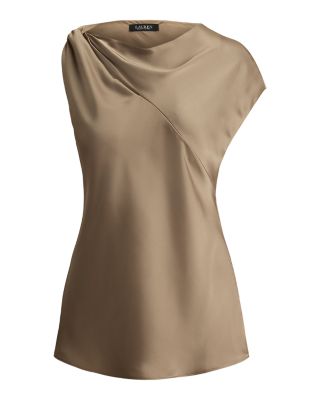 Charmeuse Asymmetrical Blouse