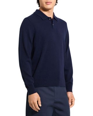Goris Cashmere Long Sleeve Polo Sweater