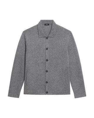 Cameron Corded Cashmere Button Sweater