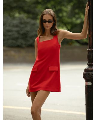 Whisper Square Neck Mini Dress