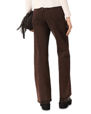 Pantin High Rise Bootcut Jeans in Brown