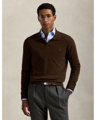 Wool Regular Fit Polo Sweater