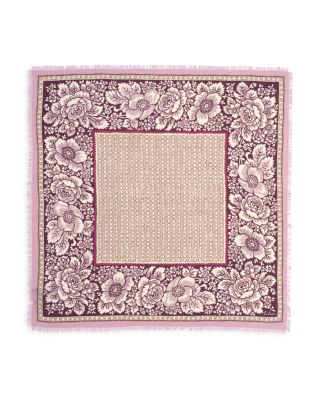 Vintage Floral Dot Wool Bandana