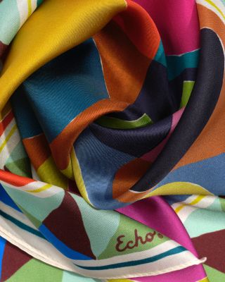 Painted Dots Silk Bandana 