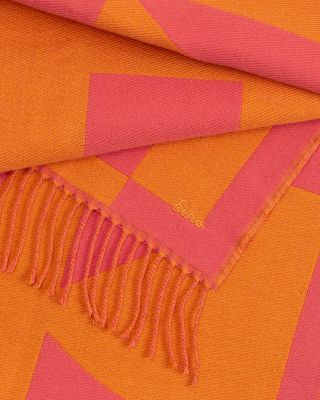 Geo Double Face Jacquard Scarf