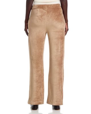 Velour Wide Leg Pants