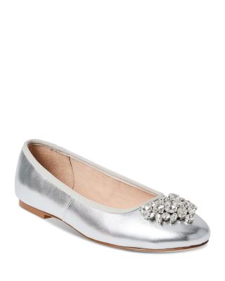 Women's Ellina Embellished Leather Ballet Flats